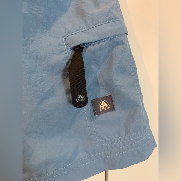 nike acg blue mesh lined outdoor hiking shorts women’s Small 4 6 - Picture 2 of 6